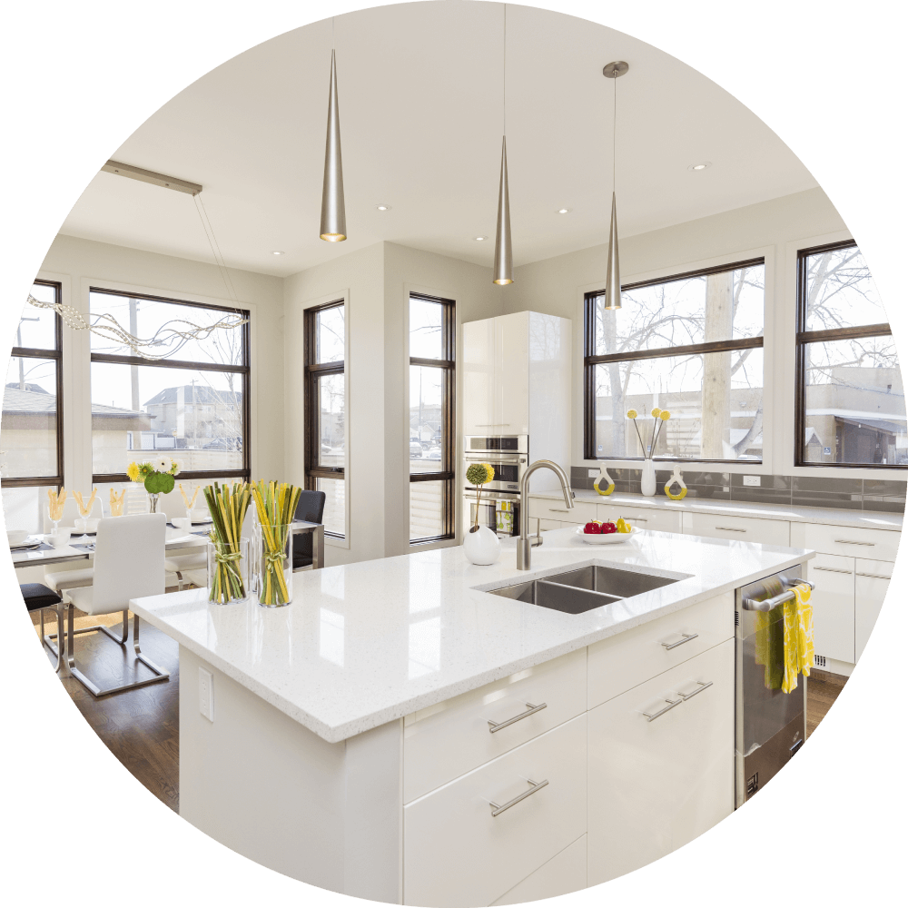 Modern Bright Kitchen Interior