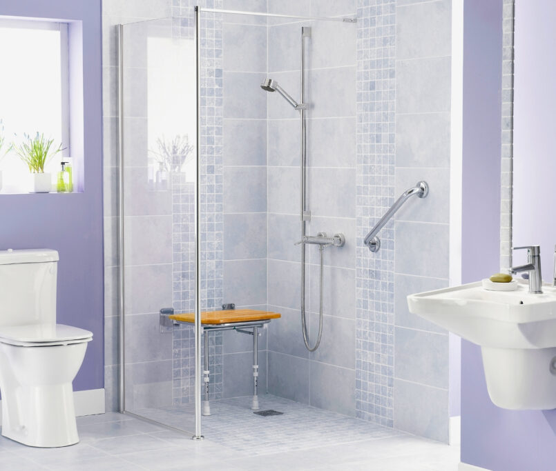 Accessible Modern Shower Bathroom