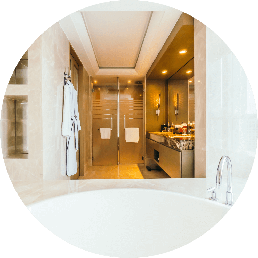 Luxury Marble Spa Bathroom