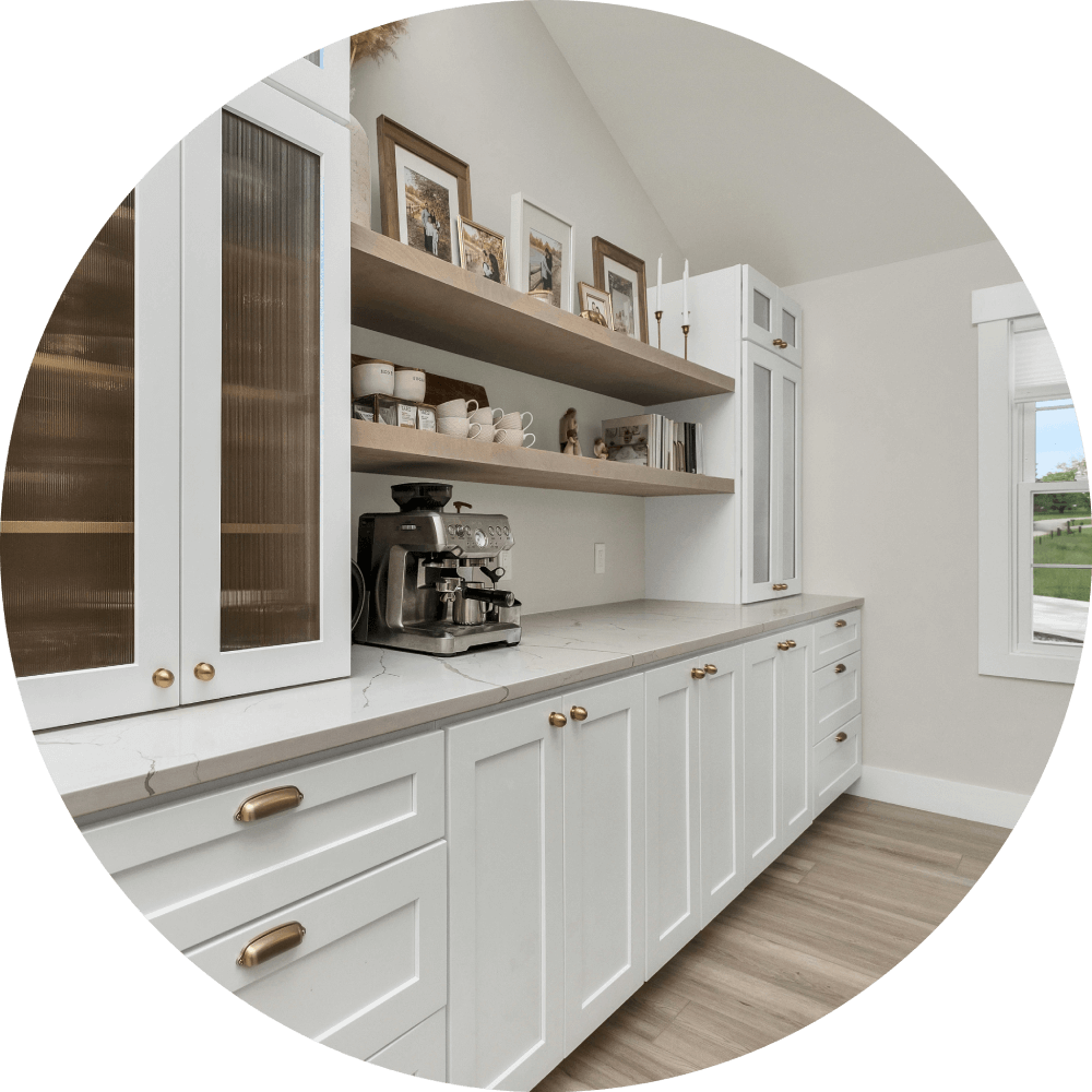 Cozy Coffee Station Cabinet