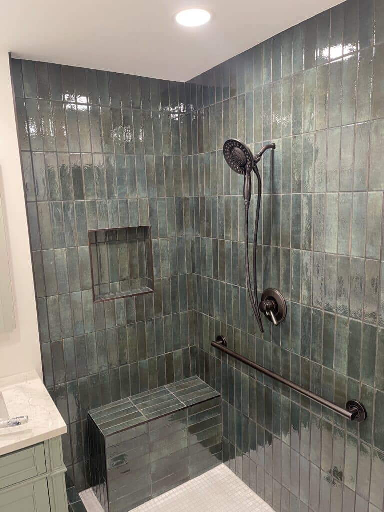 Bathroom remodeling project in Los Angeles