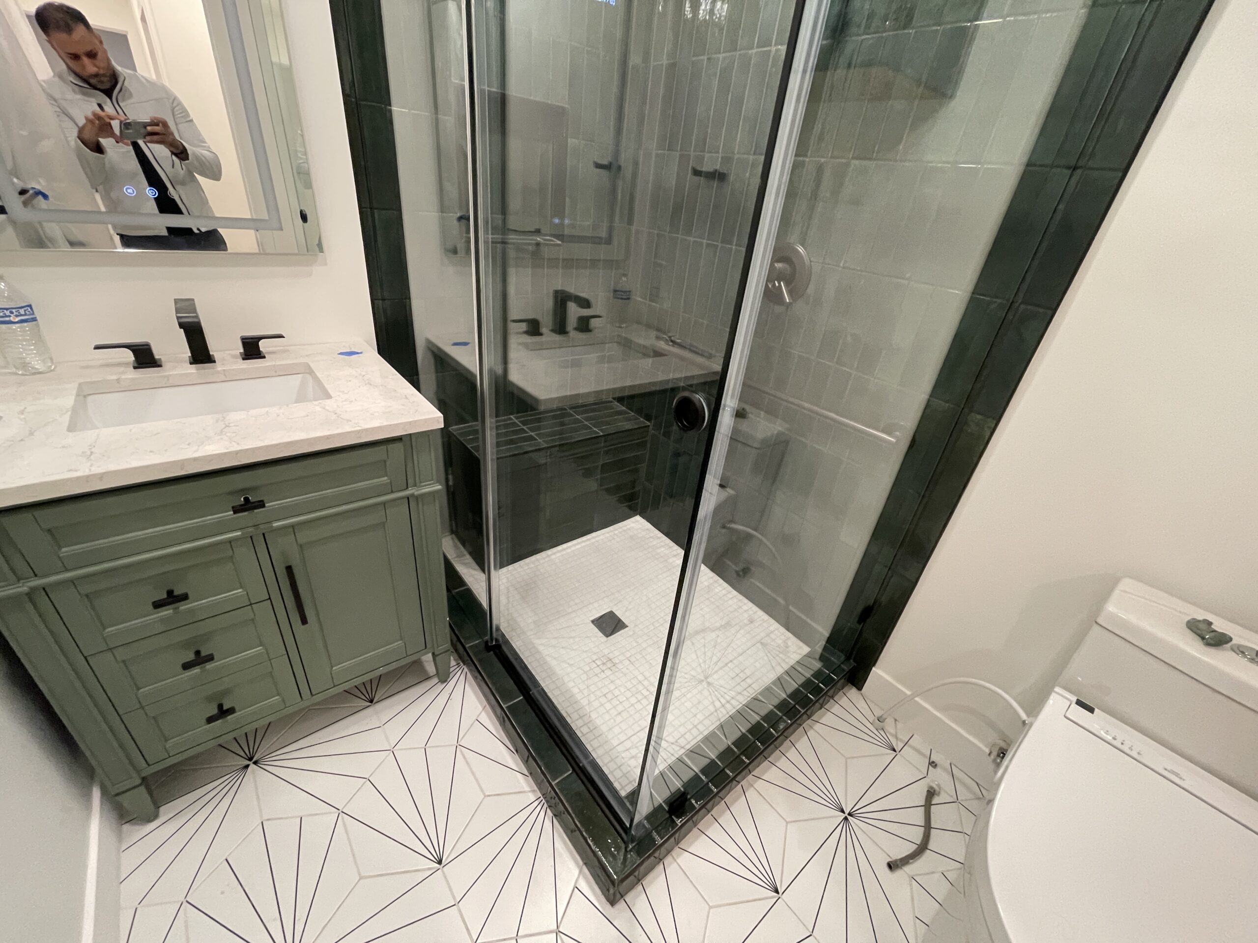 Bathroom remodeling project in Los Angeles