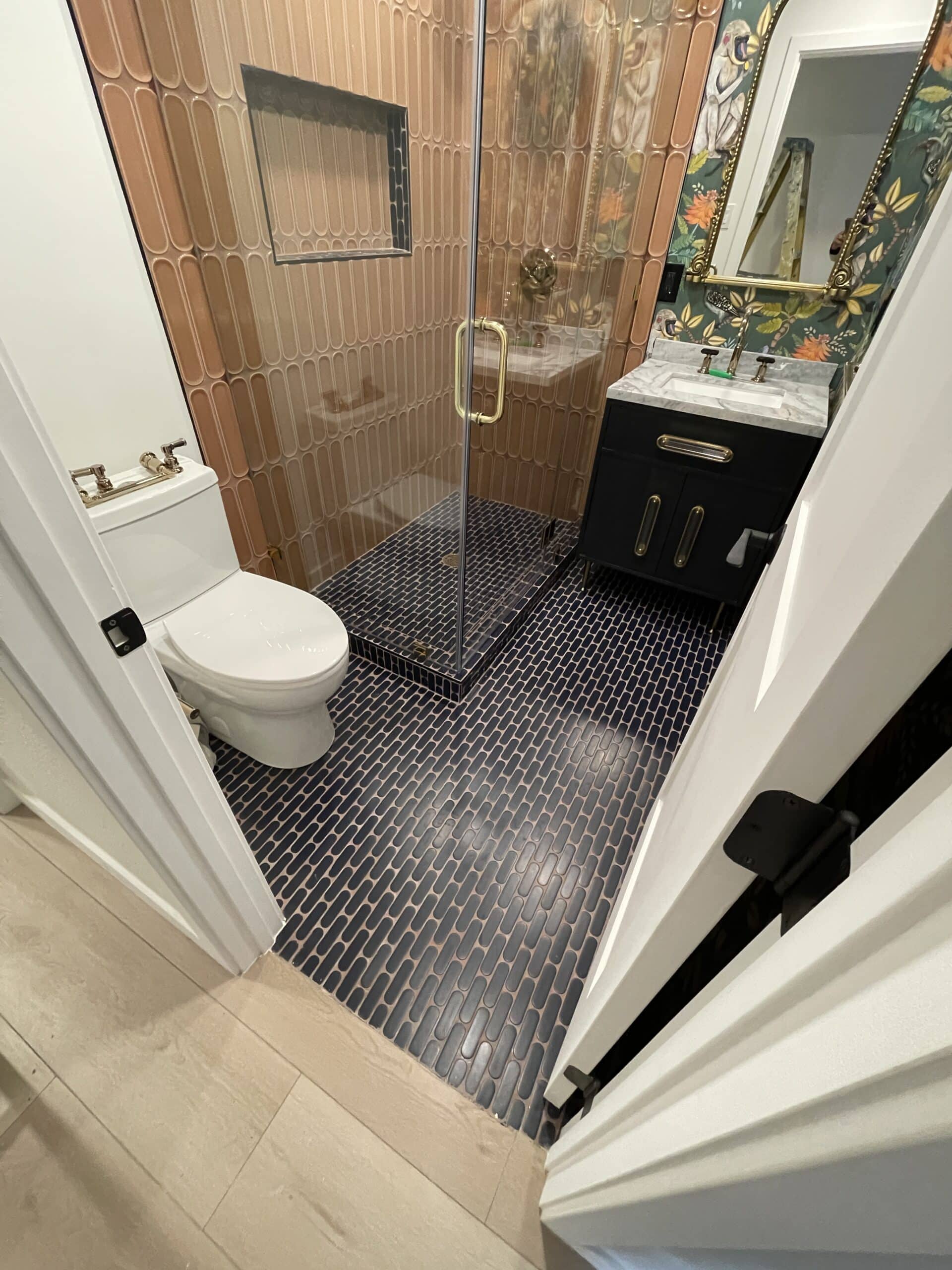 Bathroom remodeling project in Los Angeles