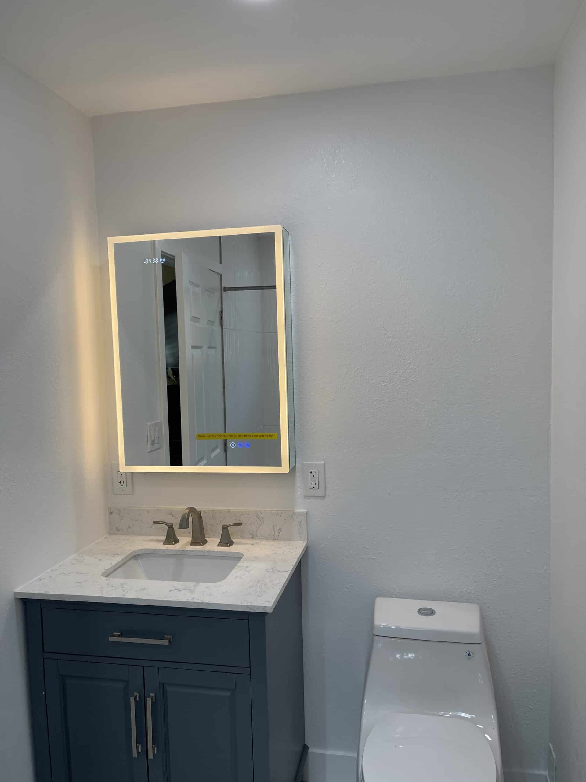 Bathroom remodeling project in Los Angeles