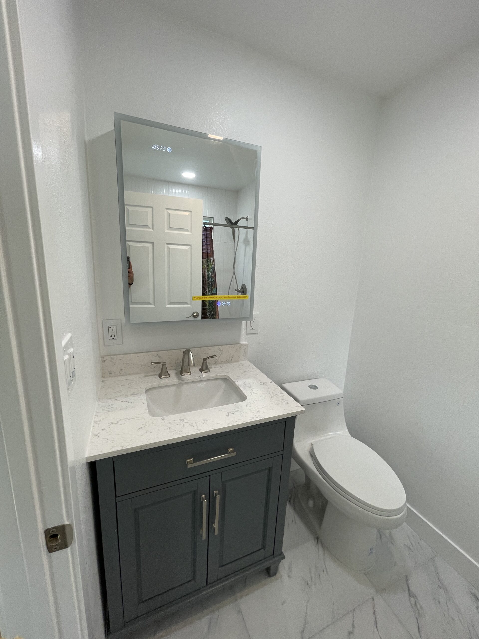 Bathroom remodeling project in Los Angeles