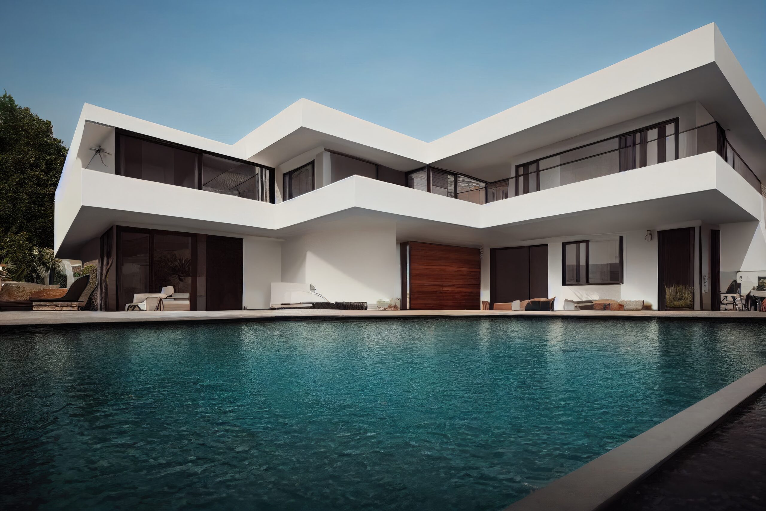 Luxury villa with a pool